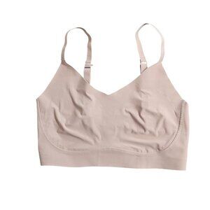 Thirdlove Womens Wireless, Unpadded Bralette, Pink, Size 1X